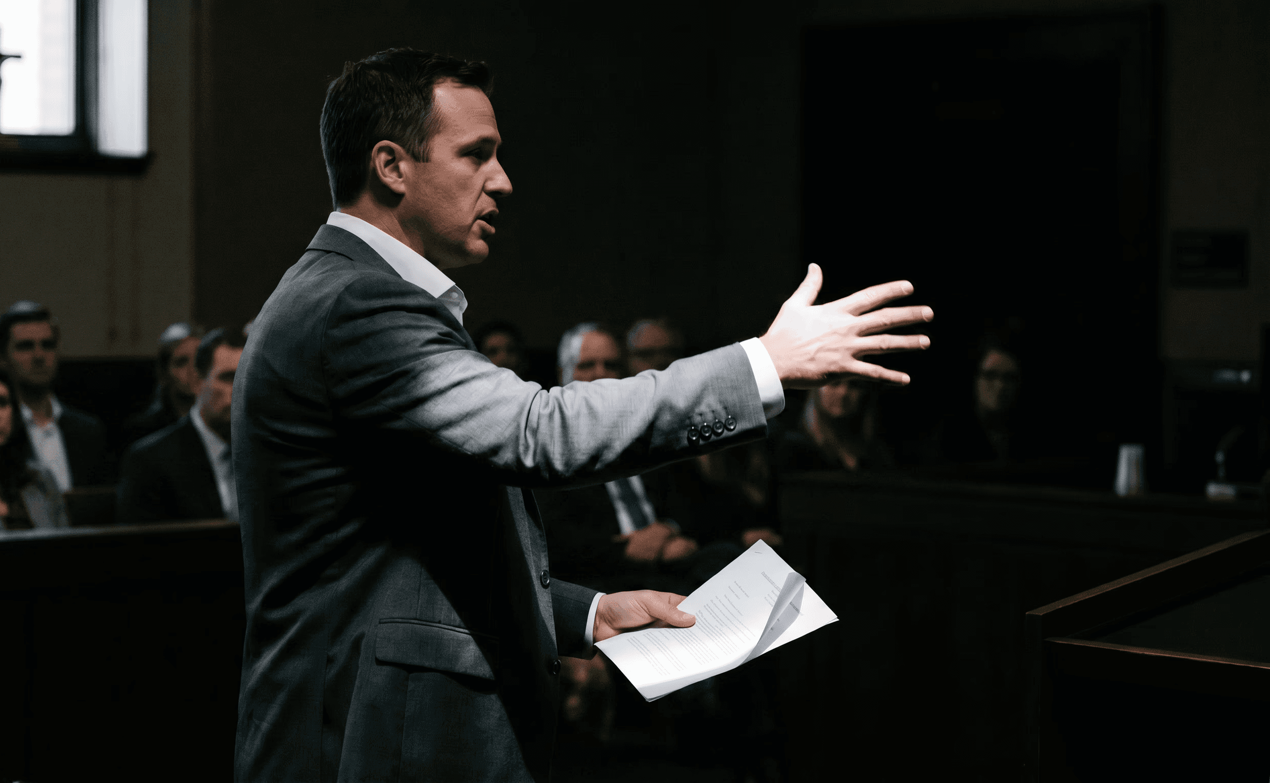 Judge reviewing clinical intervention documentation as alternative to incarceration for substance use disorder