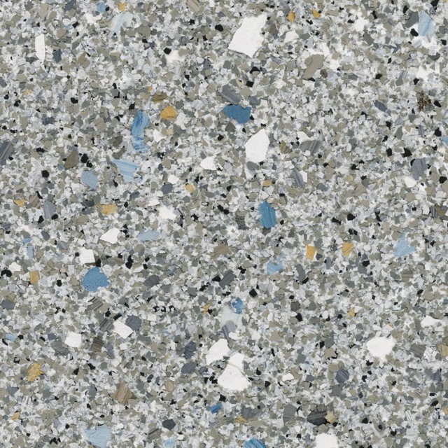 Blue Granite Hybrid Flake color blend
