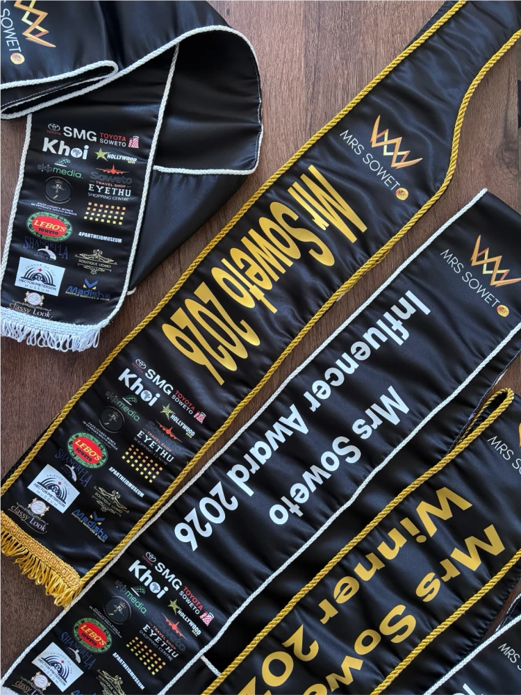 Mrs Soweto Sashes 