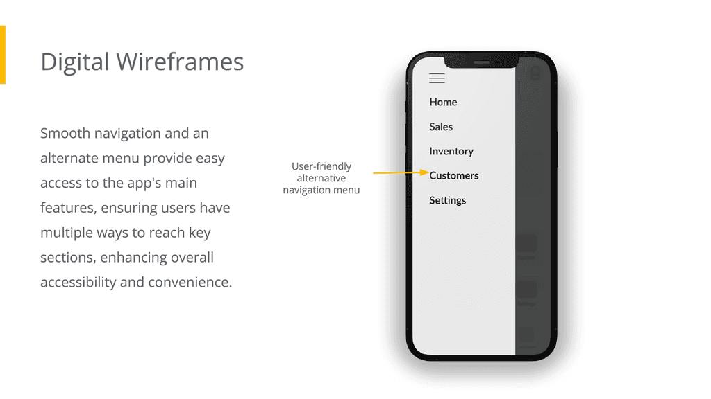 Digital Wireframes Presentation Slide 3