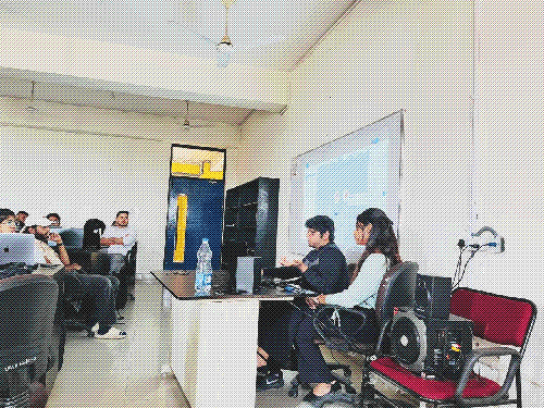 At Design Talk & Workshop at LPU school of design