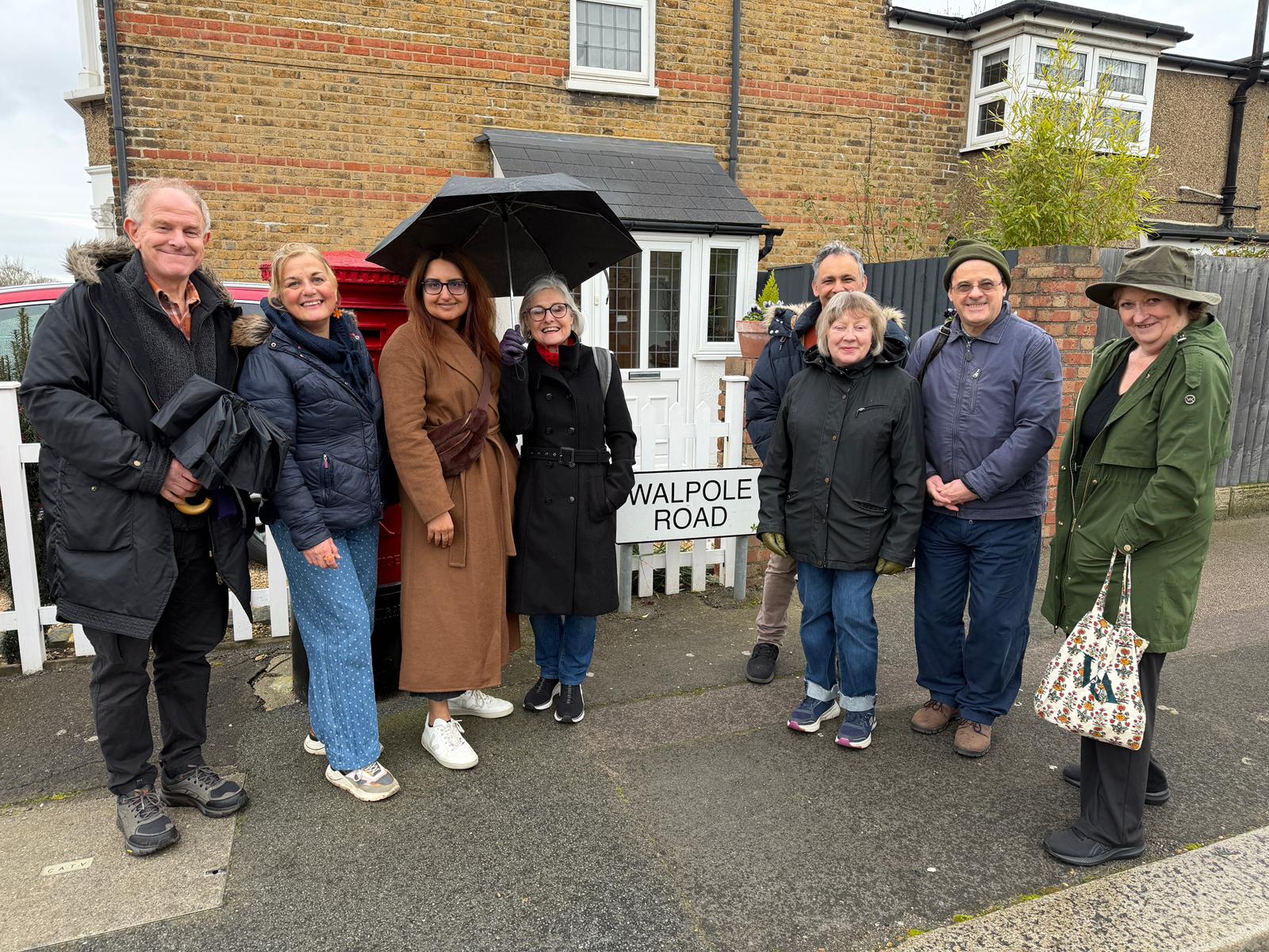 Group of volunteers canvassing