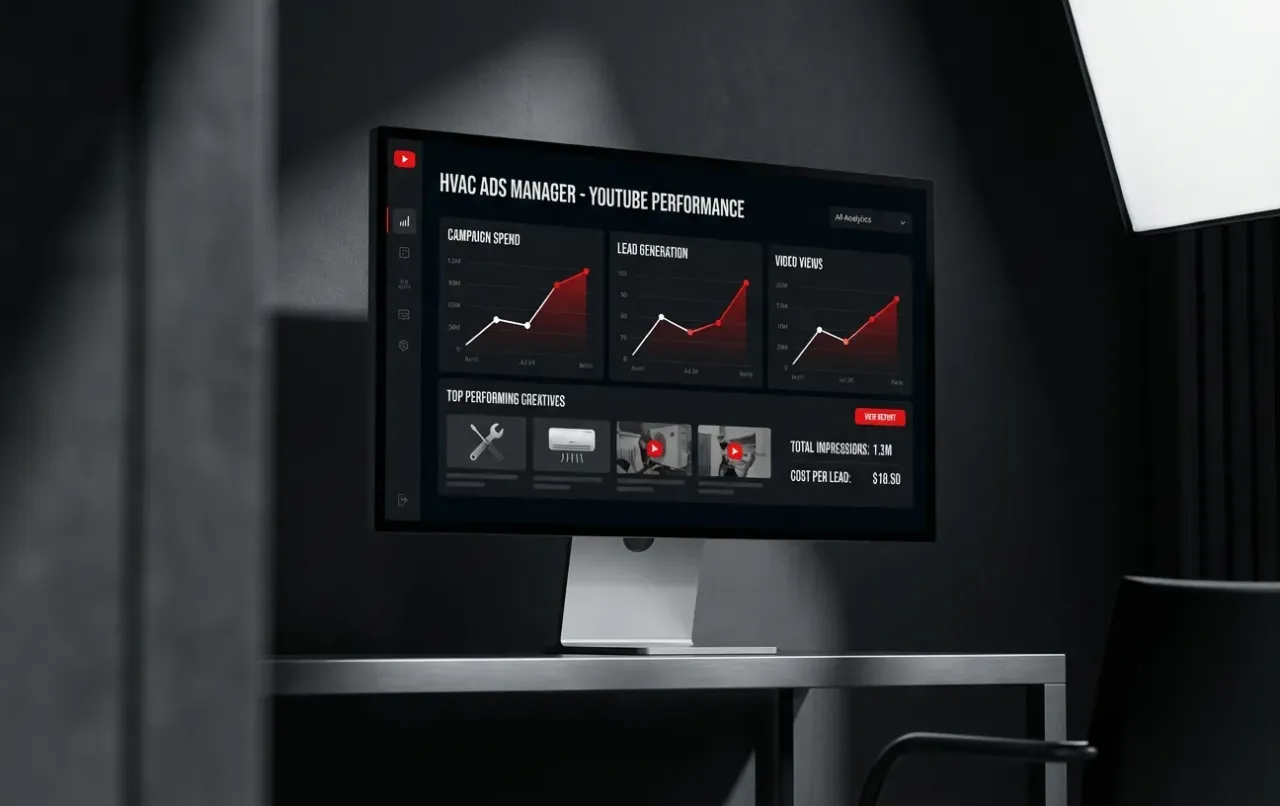 A television screen with a clock on it