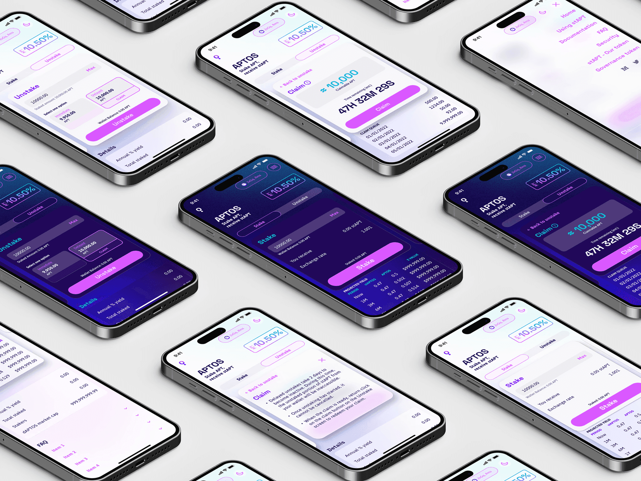 Vaults deposit, light mode