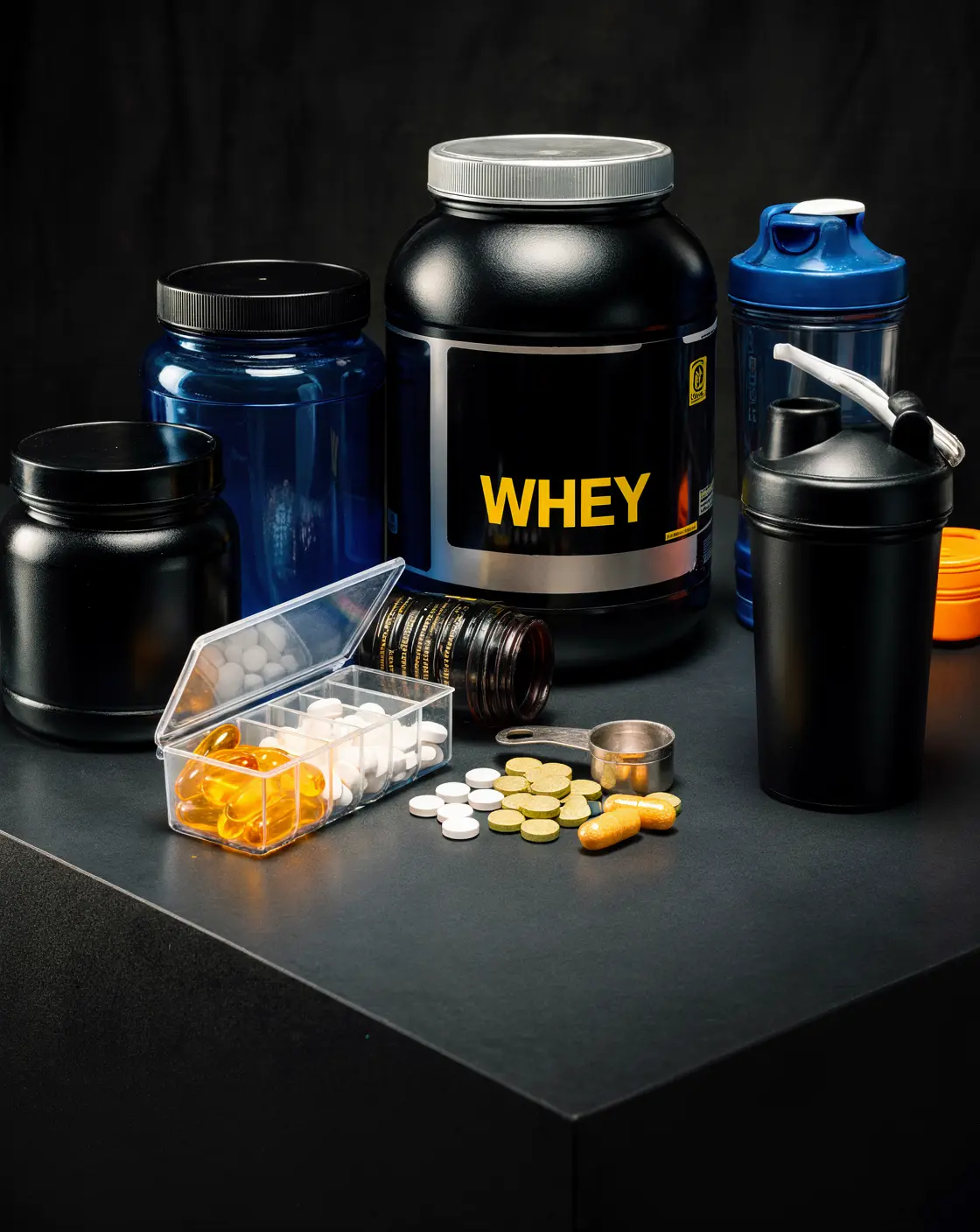 A comprehensive array of fitness supplements and vitamins to support optimal health and fitness goals.