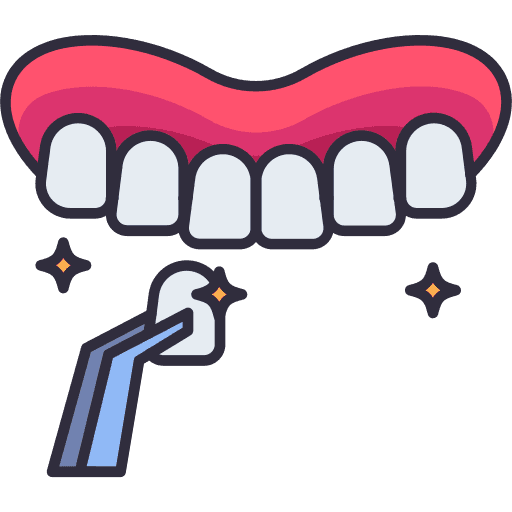 Cosmetic dental veneers icon