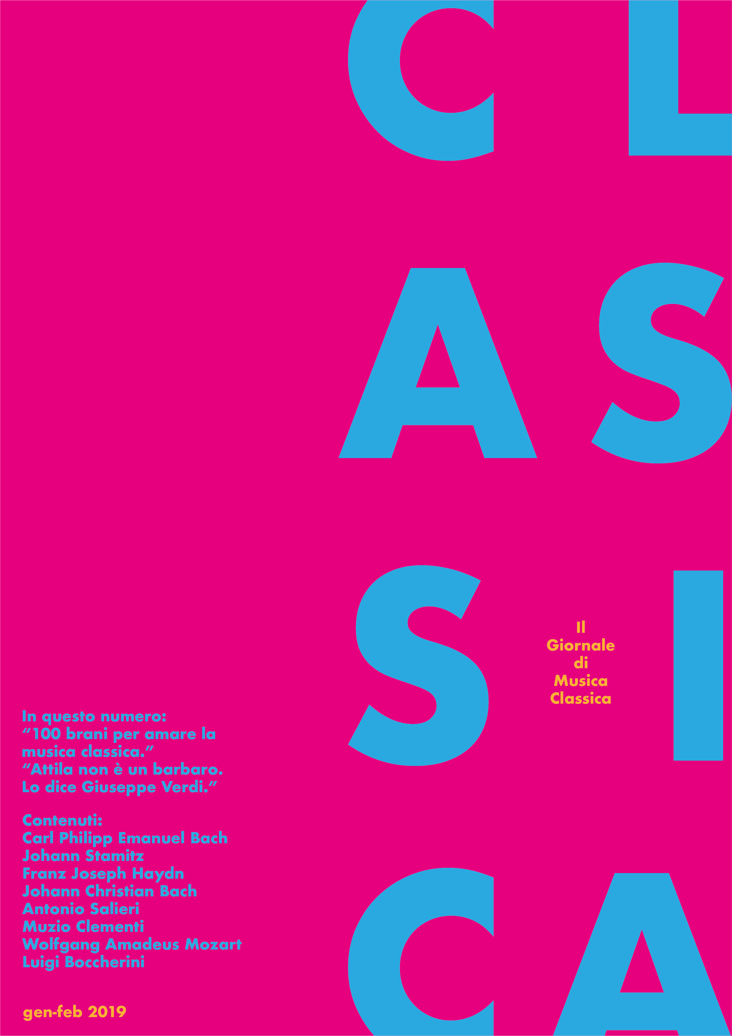 Classica magazine cover concept 06