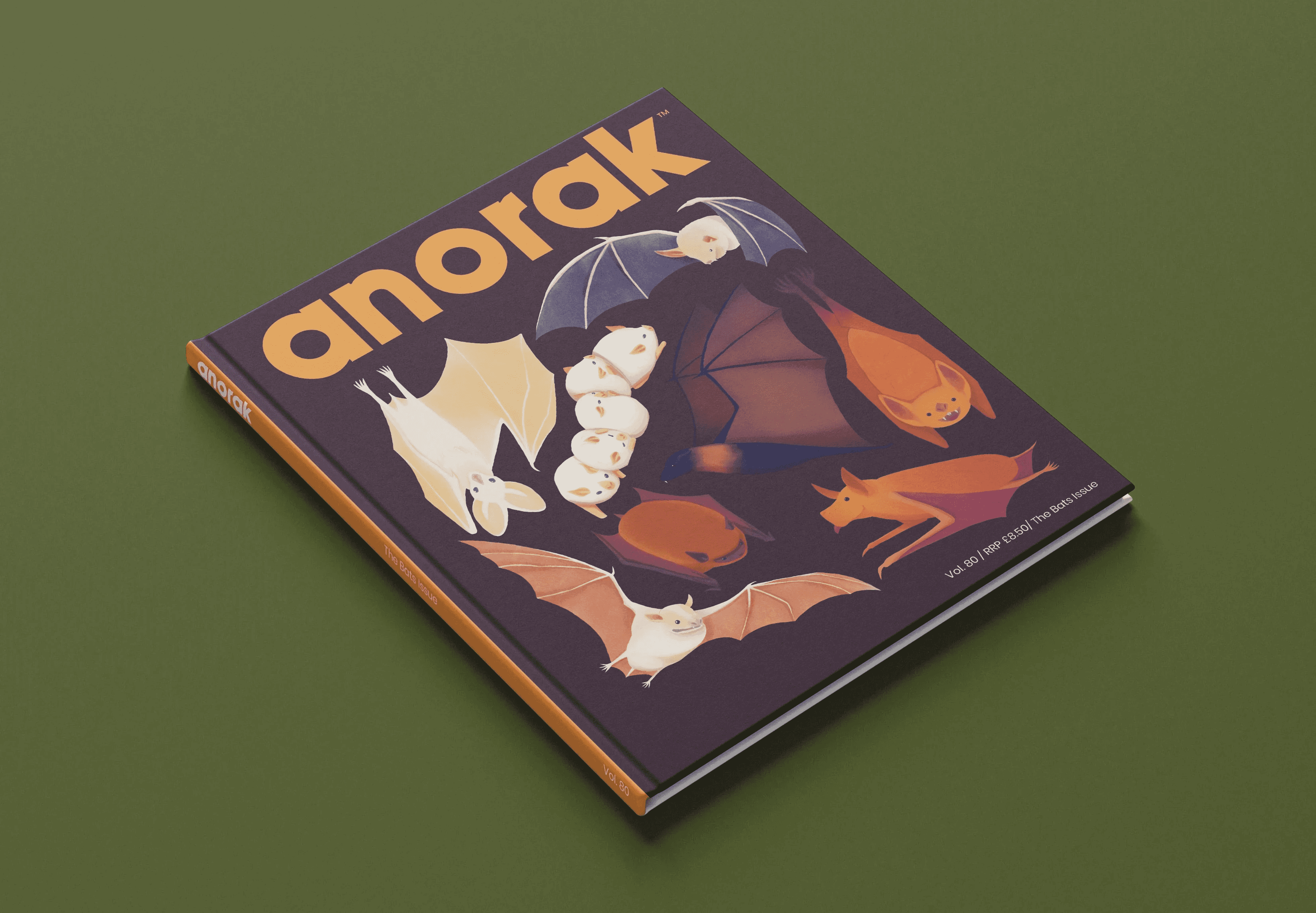 Front cover and spine mock up