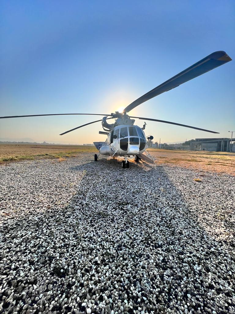 Truck on a local road
