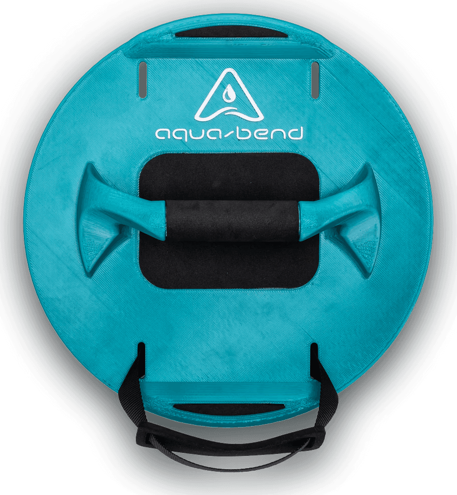 Aqua-Bend FIT disc in aqua green, 275mm, medium resistance Grip Edition