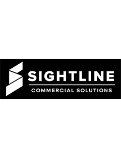 Sightline Commercial Solutions Logo - Black and White