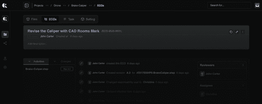CAD Rooms providing Cloud PDM & PLM platform accelerating hardware product development