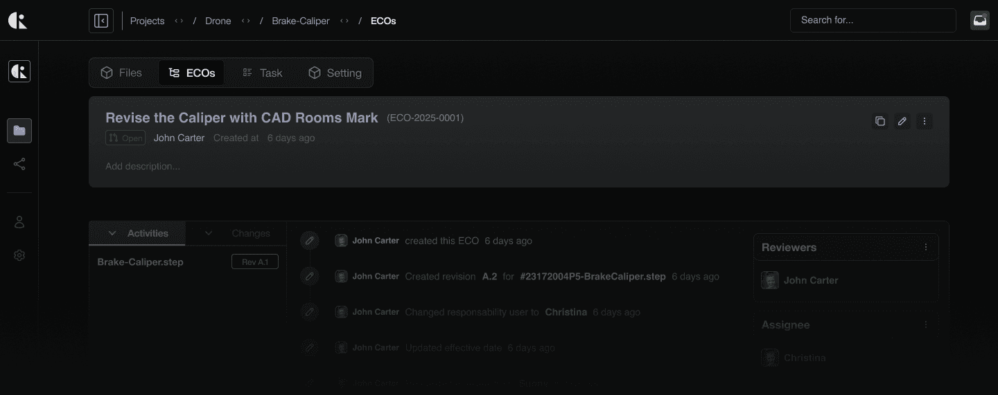 CAD Rooms providing Cloud PDM & PLM platform accelerating hardware product development 