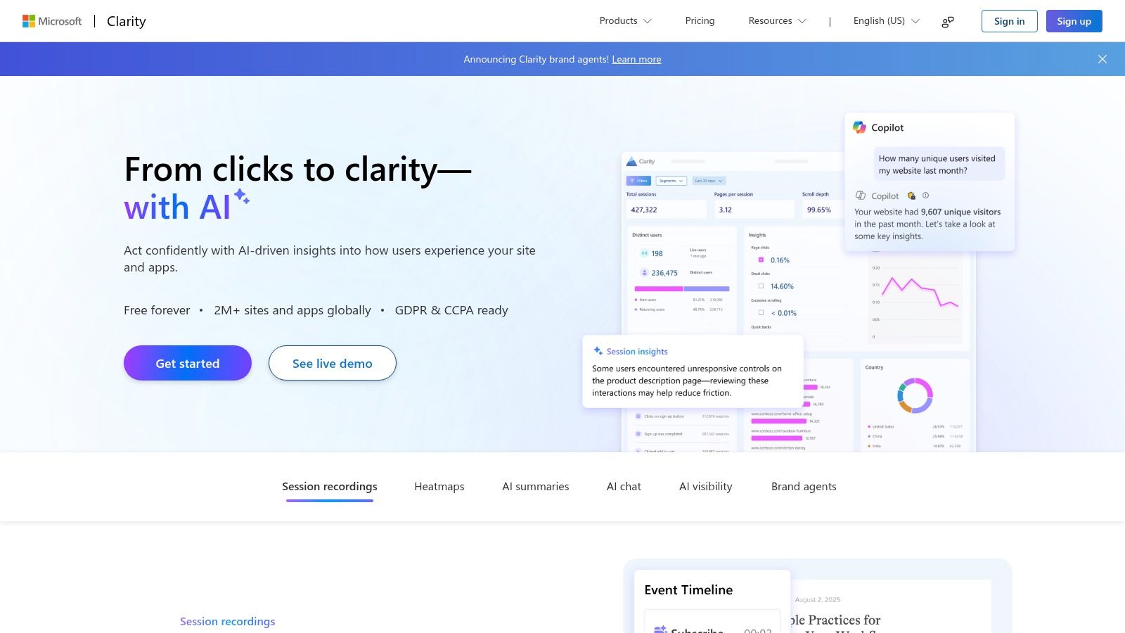 Microsoft Clarity