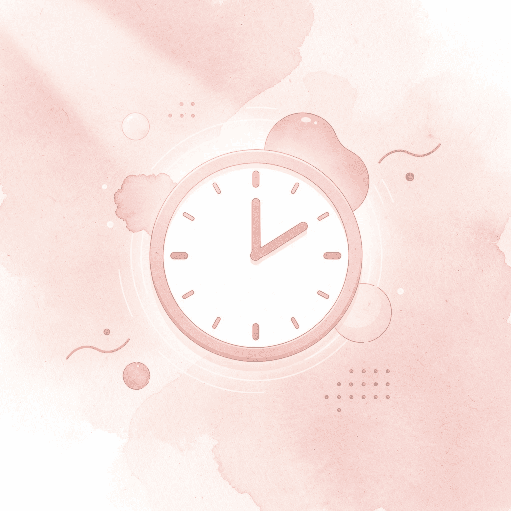 Clock icon representing daily consistency in Arabic practice