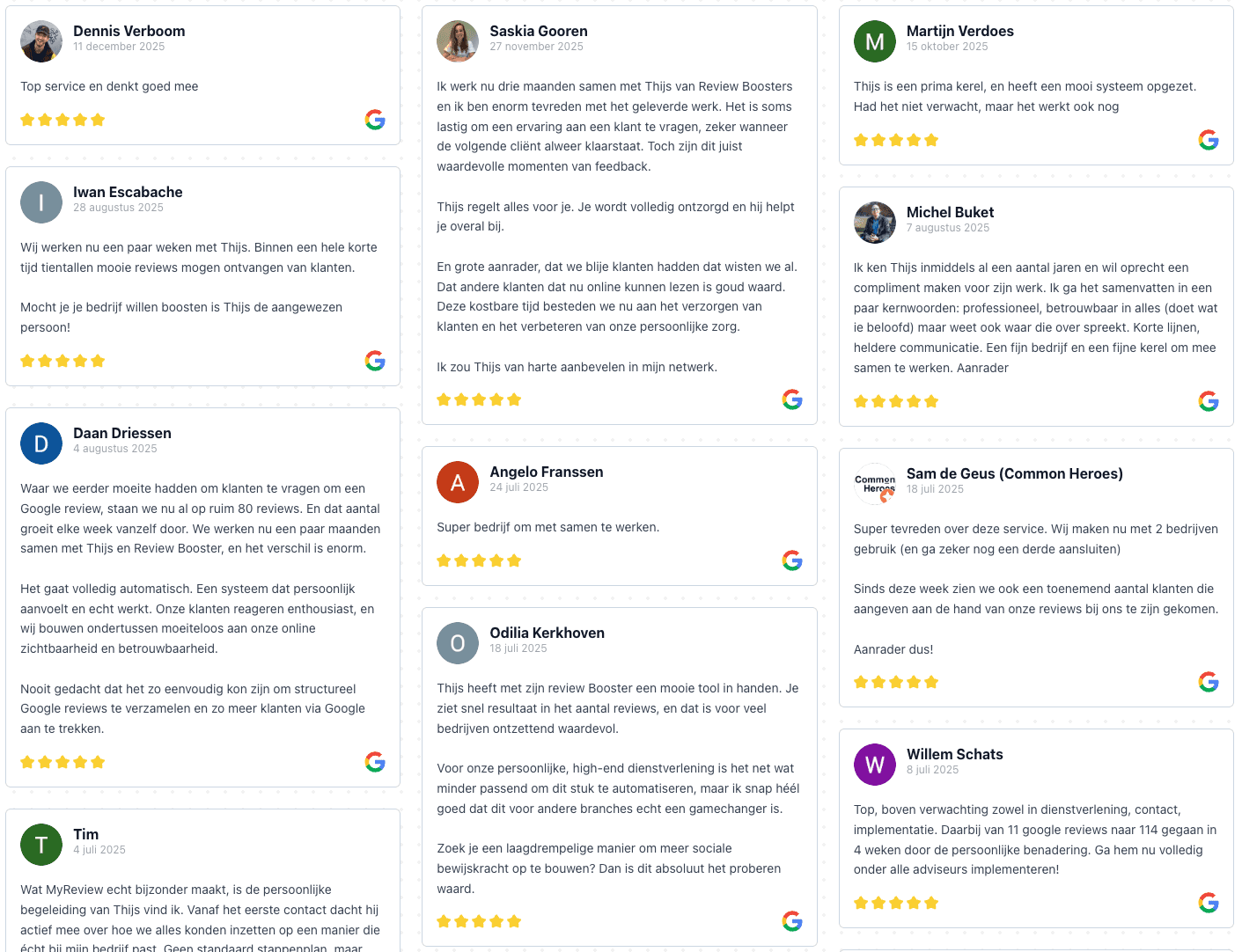 Waarom Google reviews op website tonen