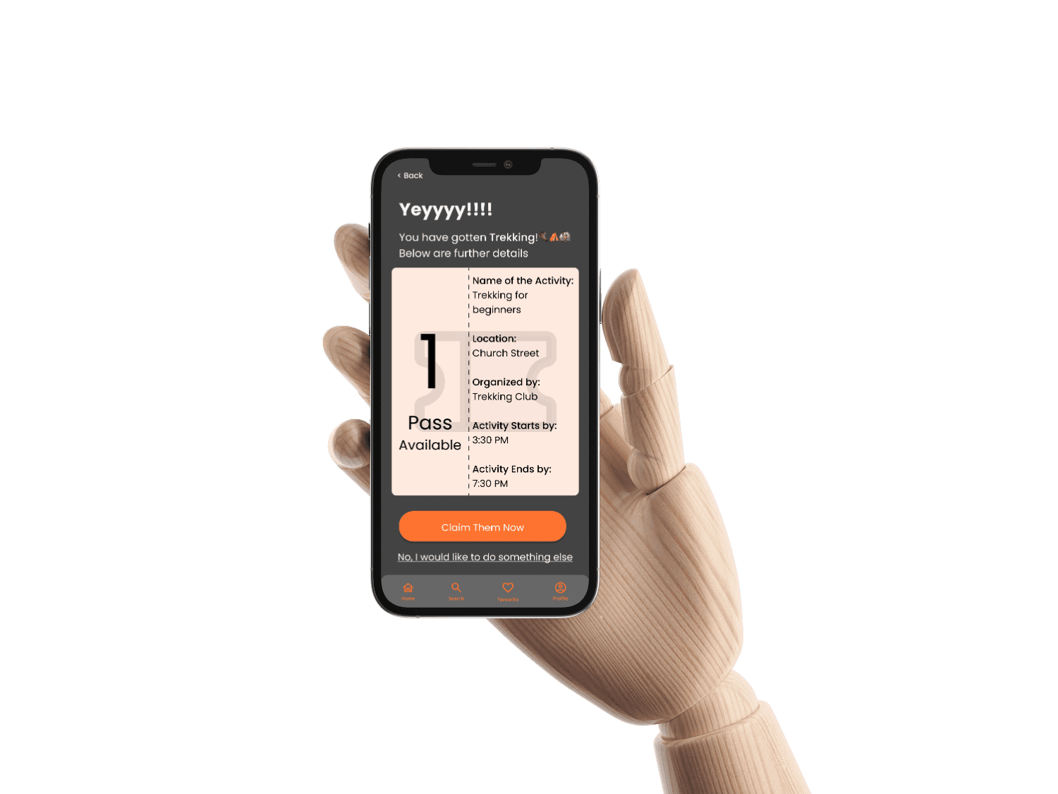 a cell phone with a yellow rectangular screen