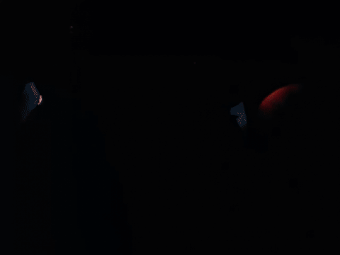 A semi closed laptop