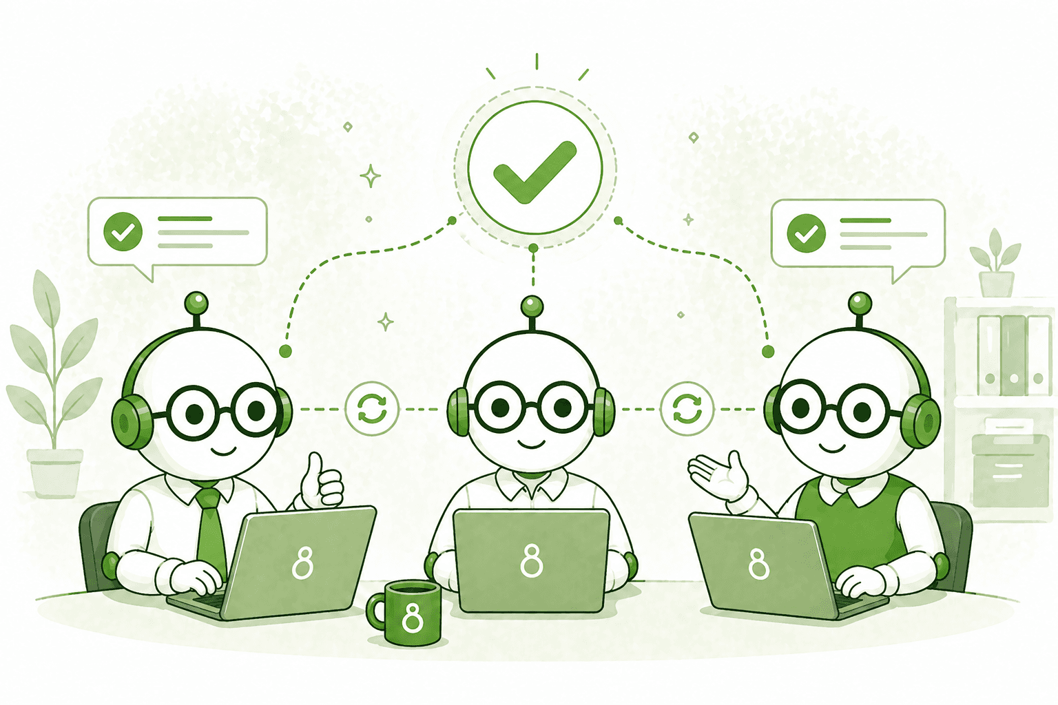 Zespół korzysta z tych samych informacji i komunikuje się w spójny sposób