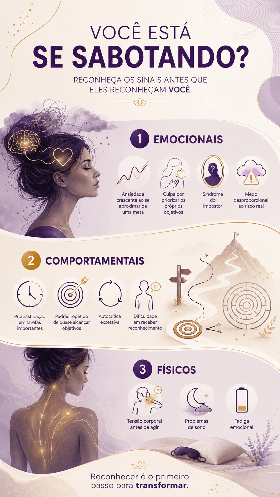 sinais de autossabotagem