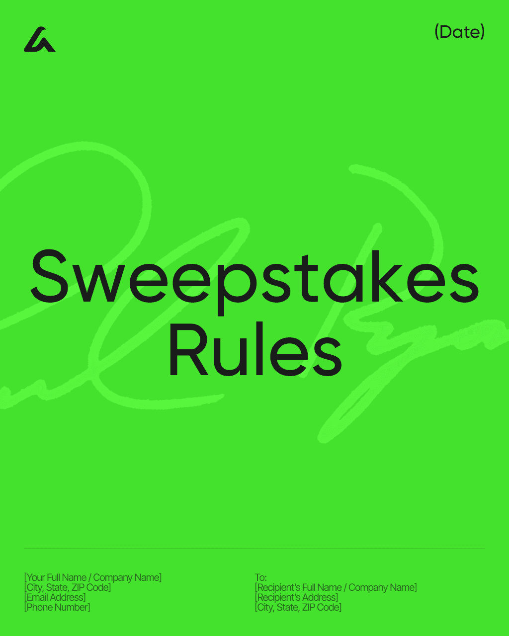 Sweepstakes Rules