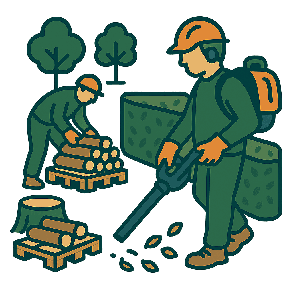 Gartenservice für Privat und Gewerbe: Reinigung, Schnitt und Abtransport aus einer Hand.