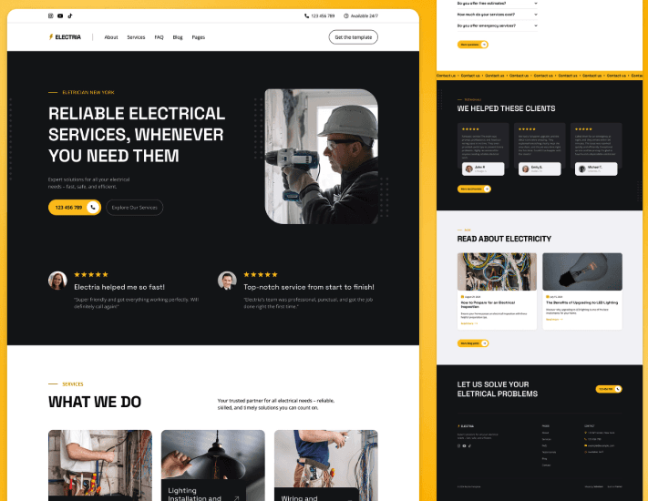 kitchen website design