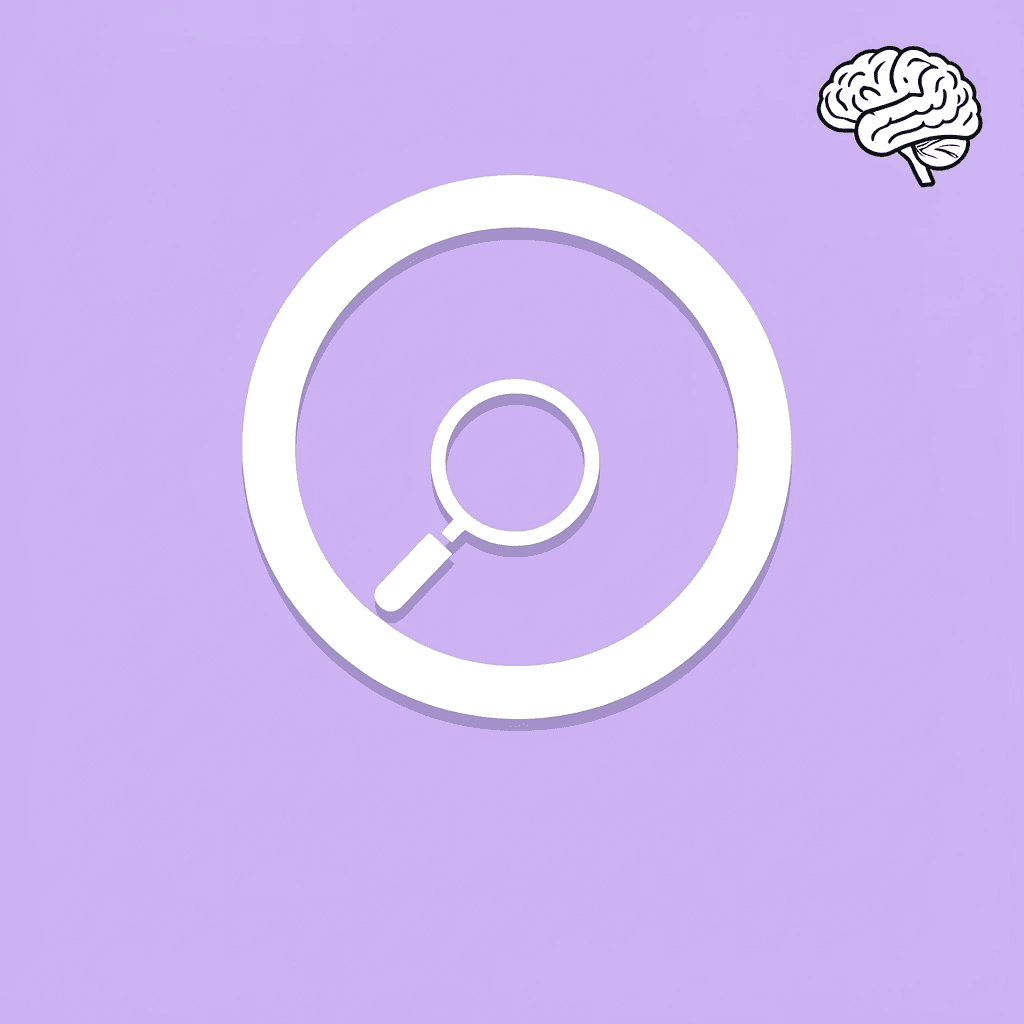 Magnifying glass focusing on business problems and needs analysis