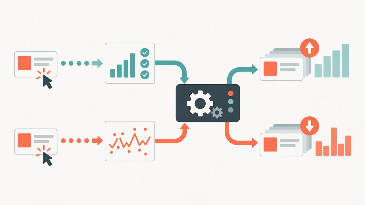 Conversion signals guide automated bidding decisions