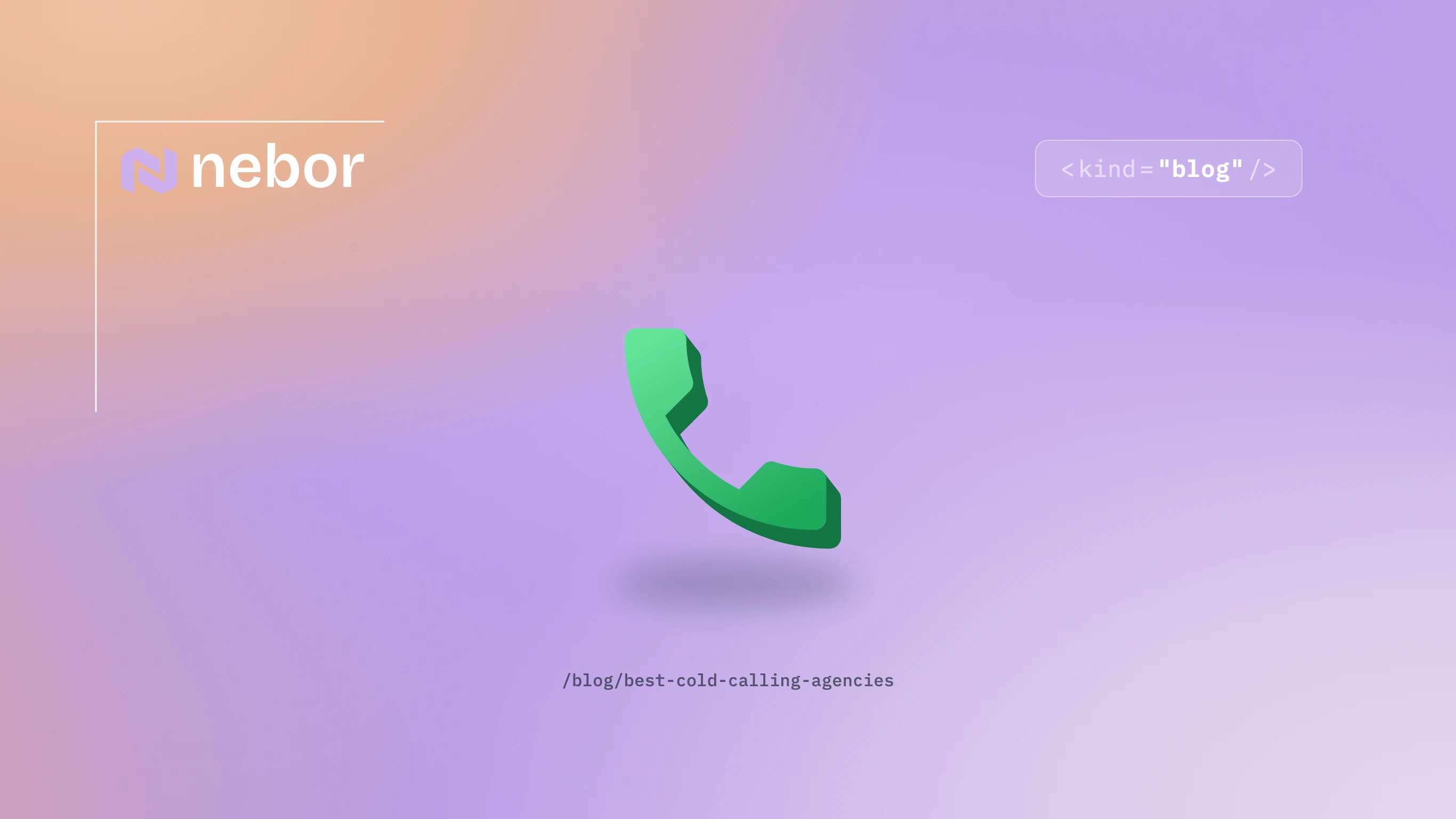 3D telephone handset, illustrating the best cold calling agencies