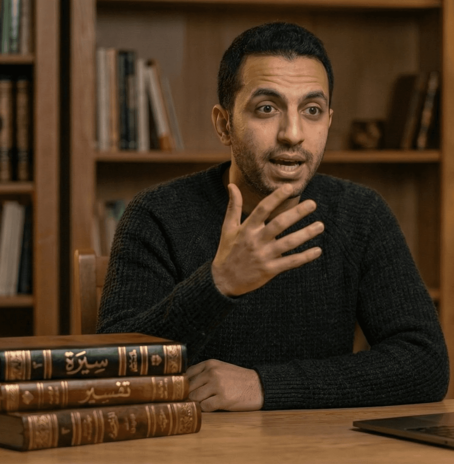 AI Islamic documentary still frame produced by Sameed Nawaz