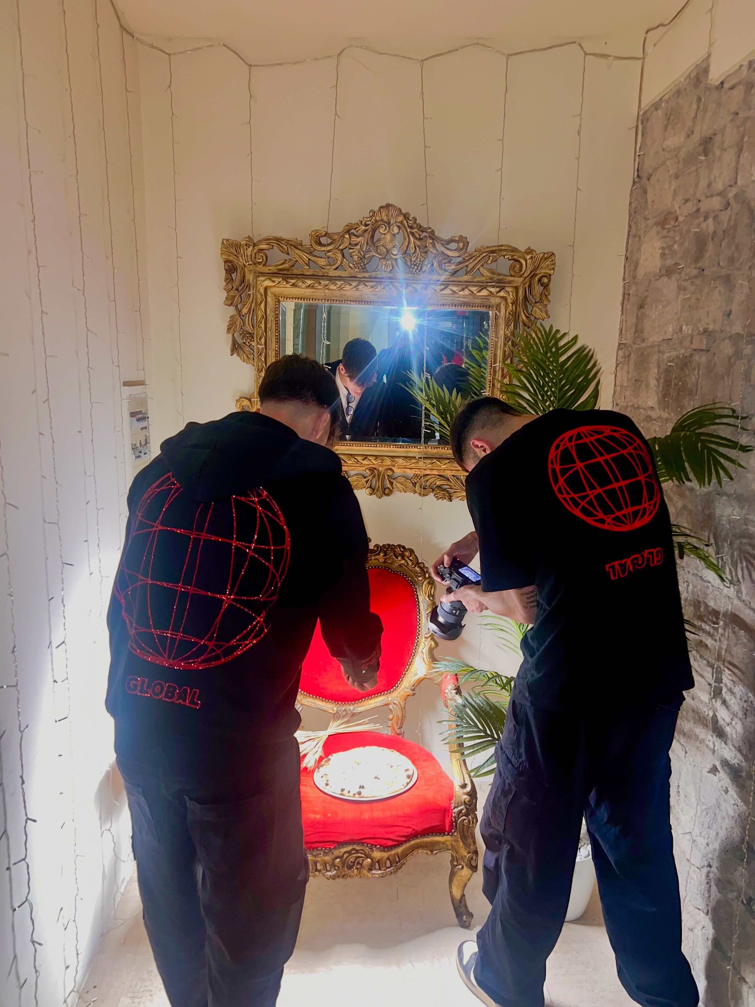 Women On Neon Background