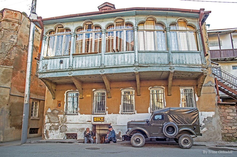 Colorful Balconies of Old Town