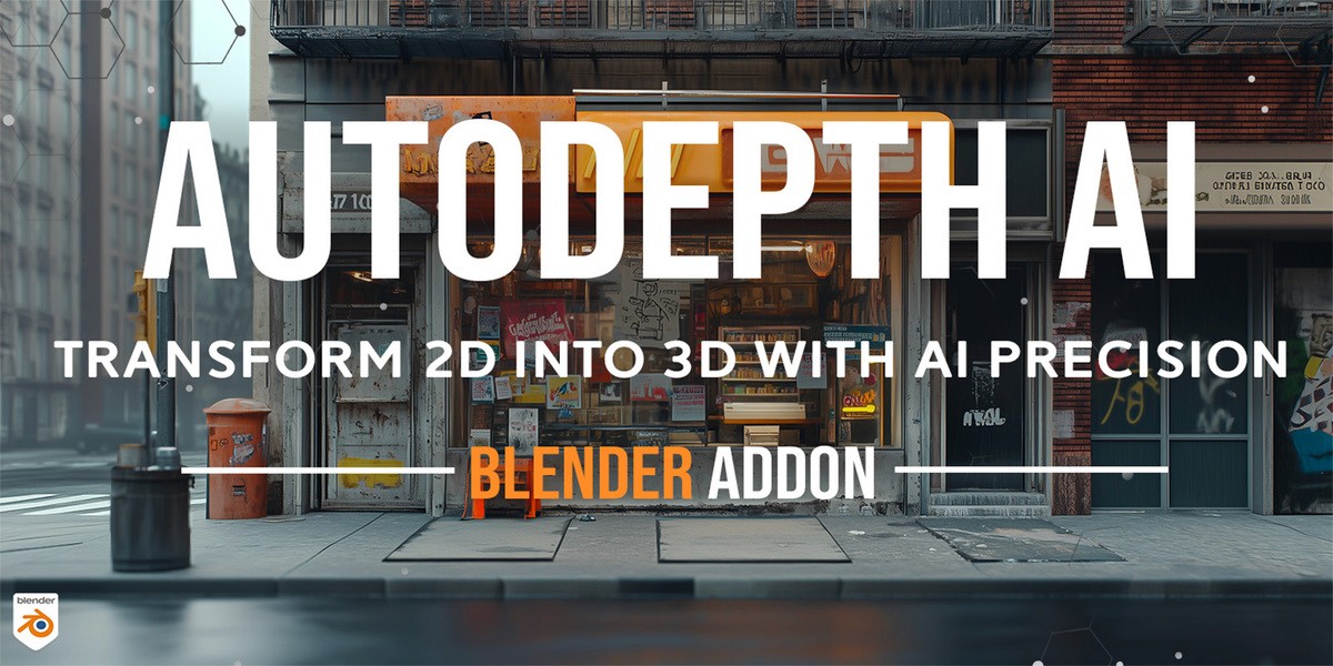 AutoDepth AI is a powerful Blender addon that automates the creation of accurate depth maps from images, transforming 2D visuals into 3D assets.