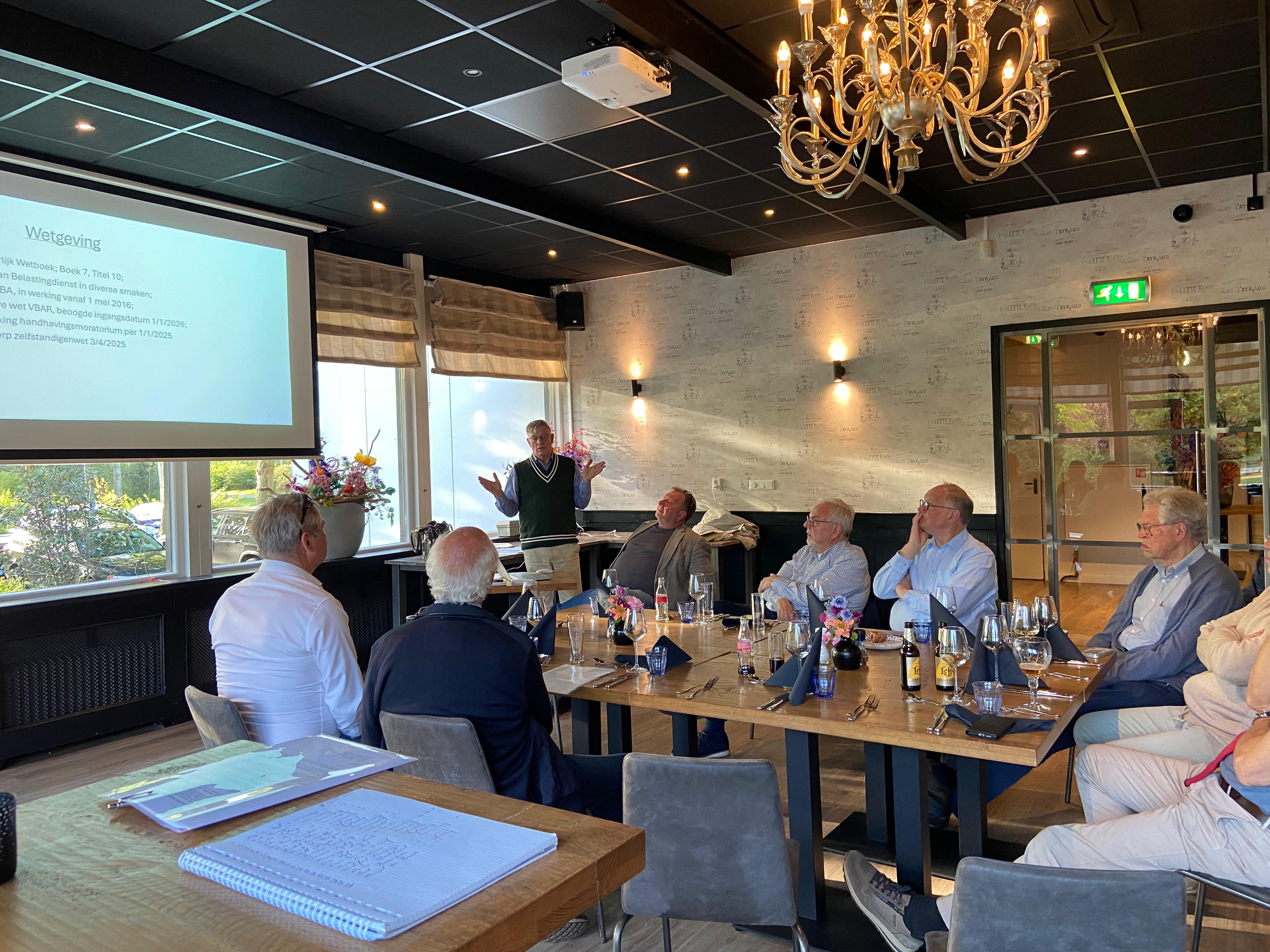 Ledenbijeenkomst in het Wantij Paviljoen