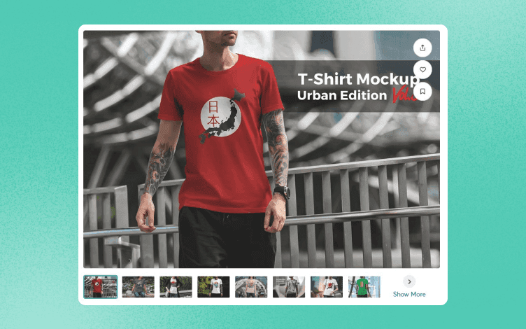 T-Shirt Mockup Urban Edition Vol. 3
