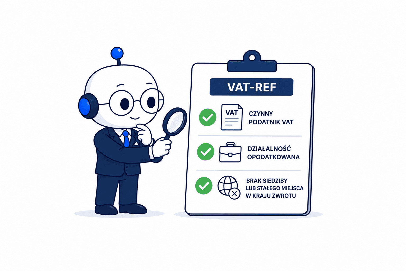 Księgobot sprawdzający warunki skorzystania z procedury VAT-REF.