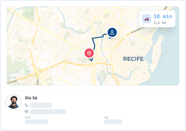 Geolocalização de técnico de TI em plataforma de suporte B2B