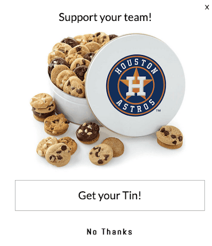 Astros Playoffs Tins
