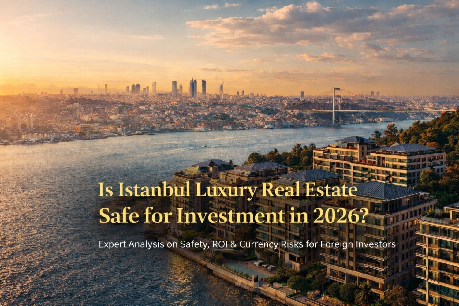 Istanbul luxury waterfront apartments investment opportunity in prime district