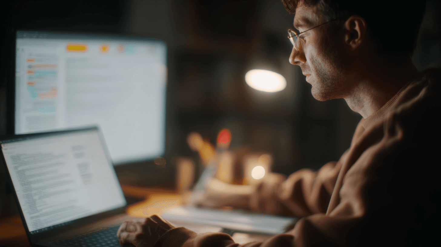 Exam preppers working from PDFs and slides