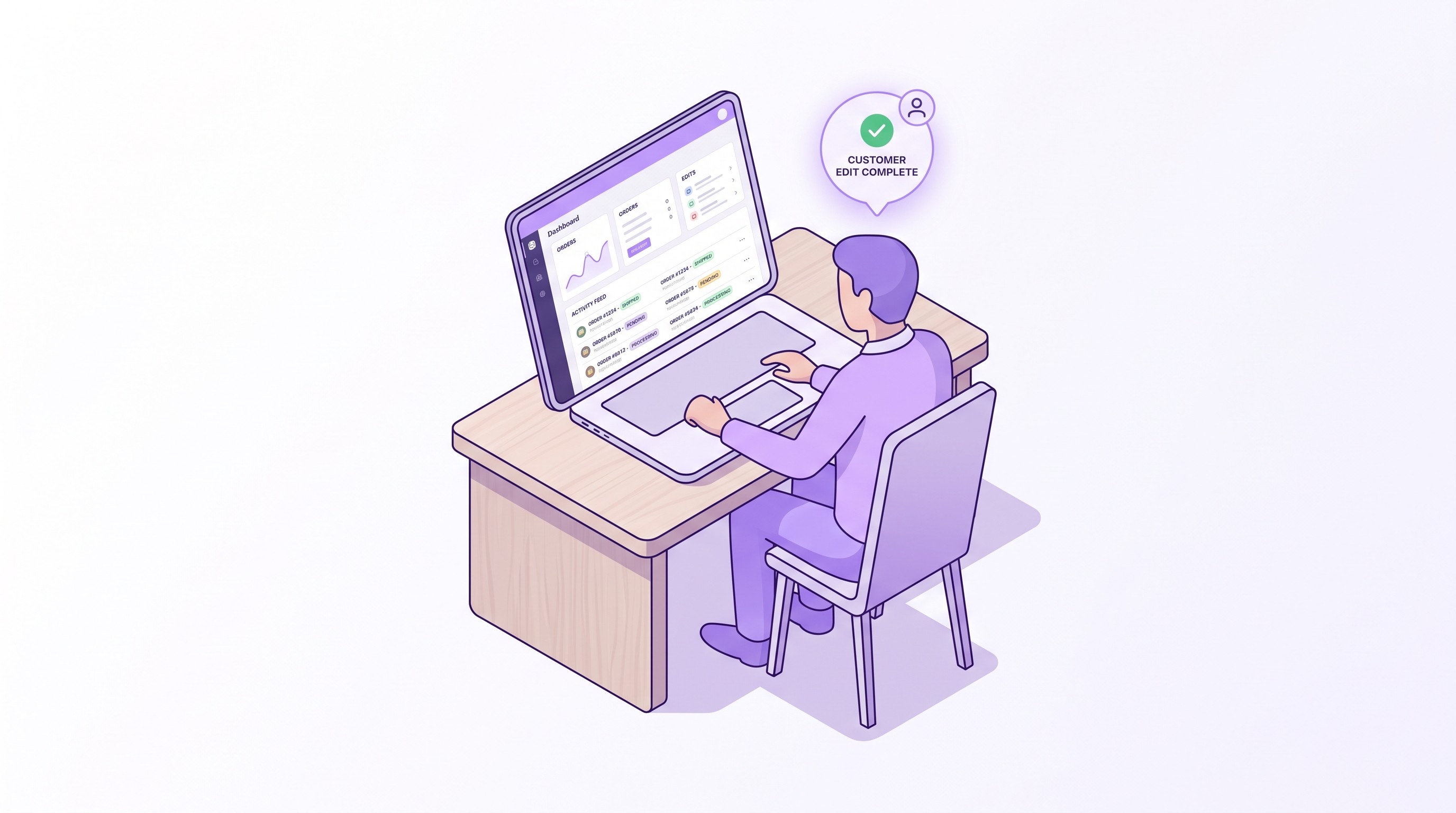 Shopify Plus operator reviewing self-serve order edit dashboard