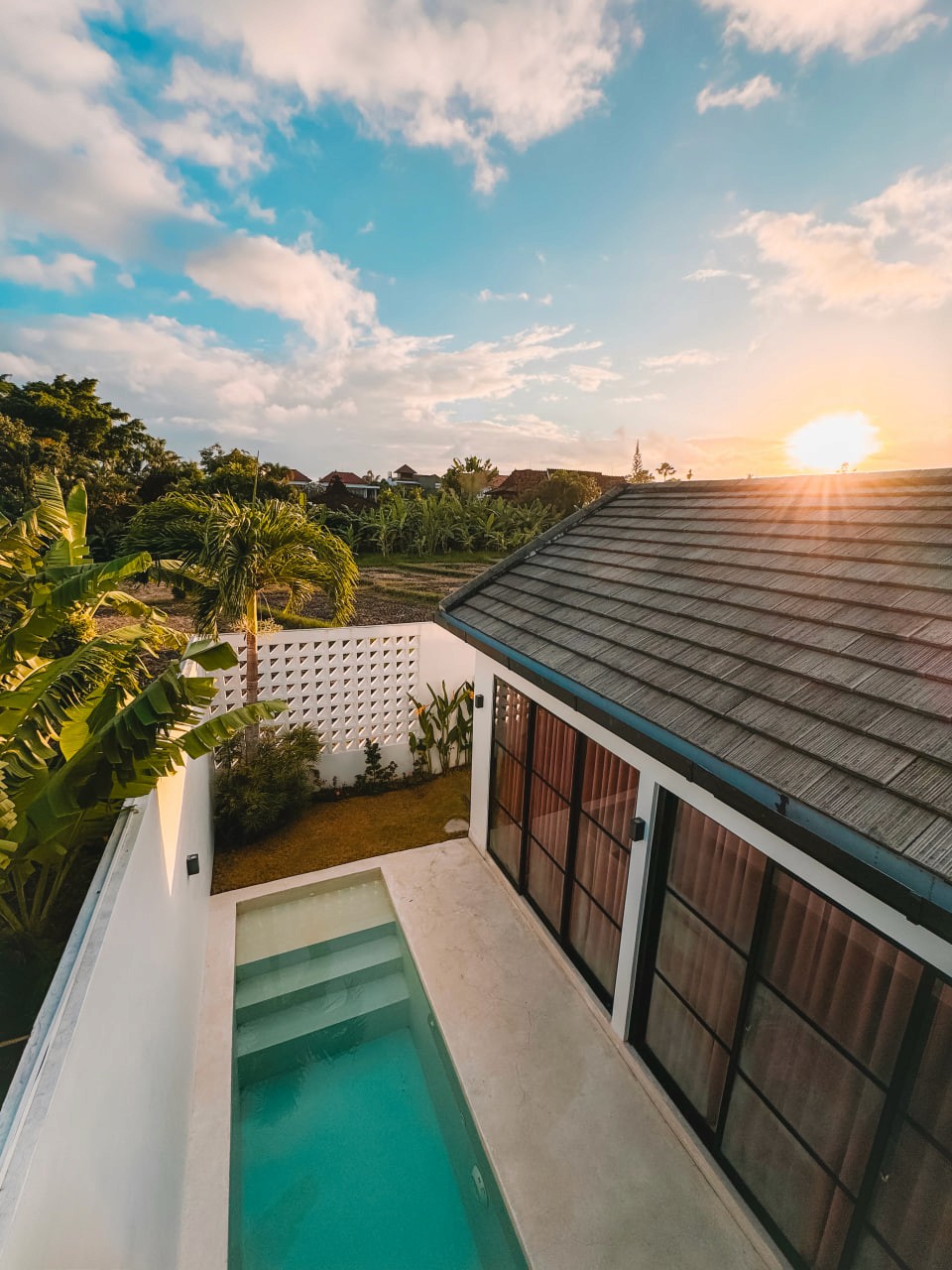 1-bedroom villa with rice field view in Berawa, Canggu