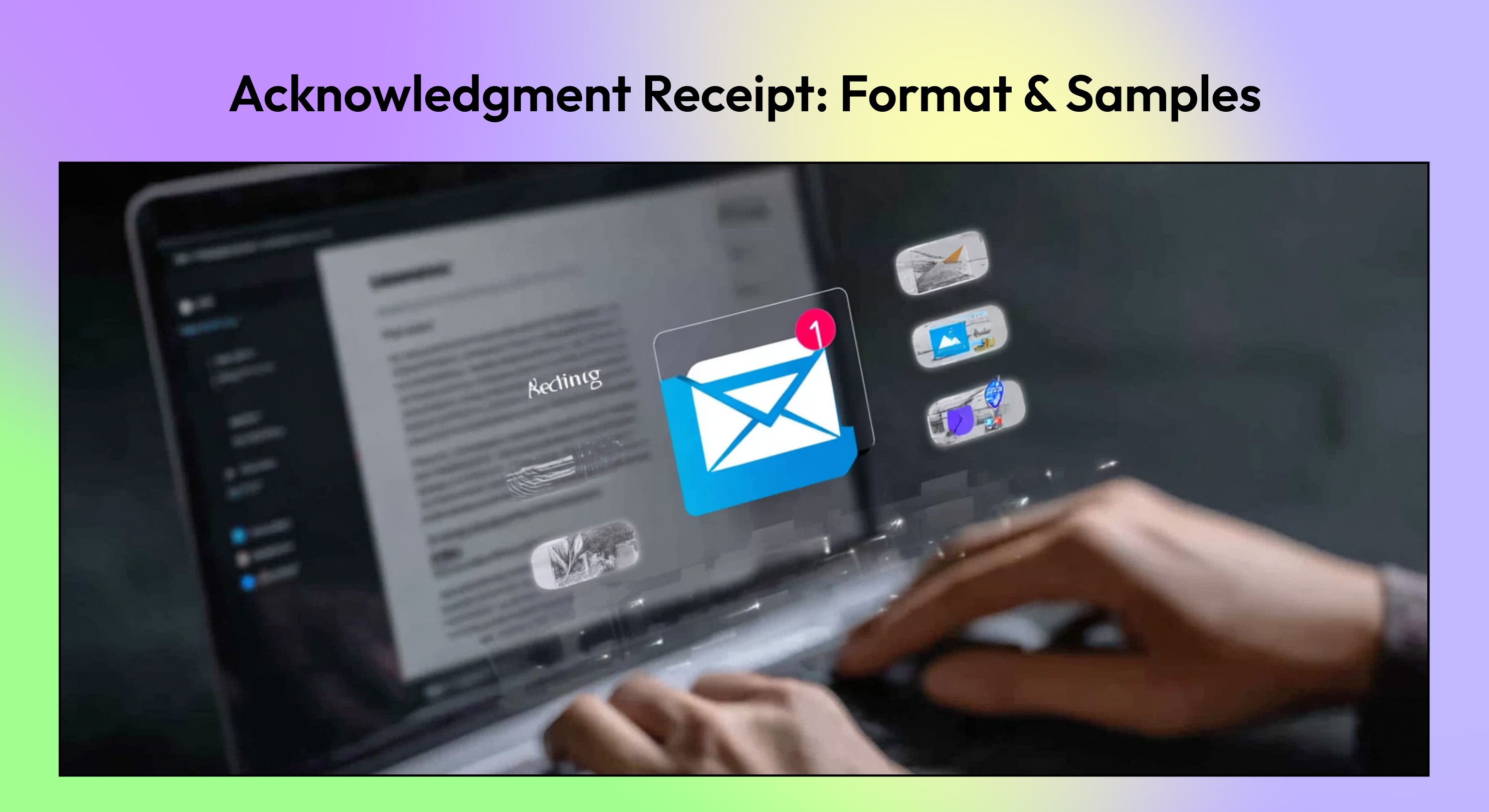 Acknowledgment Receipt: Format, Samples & How to Write One