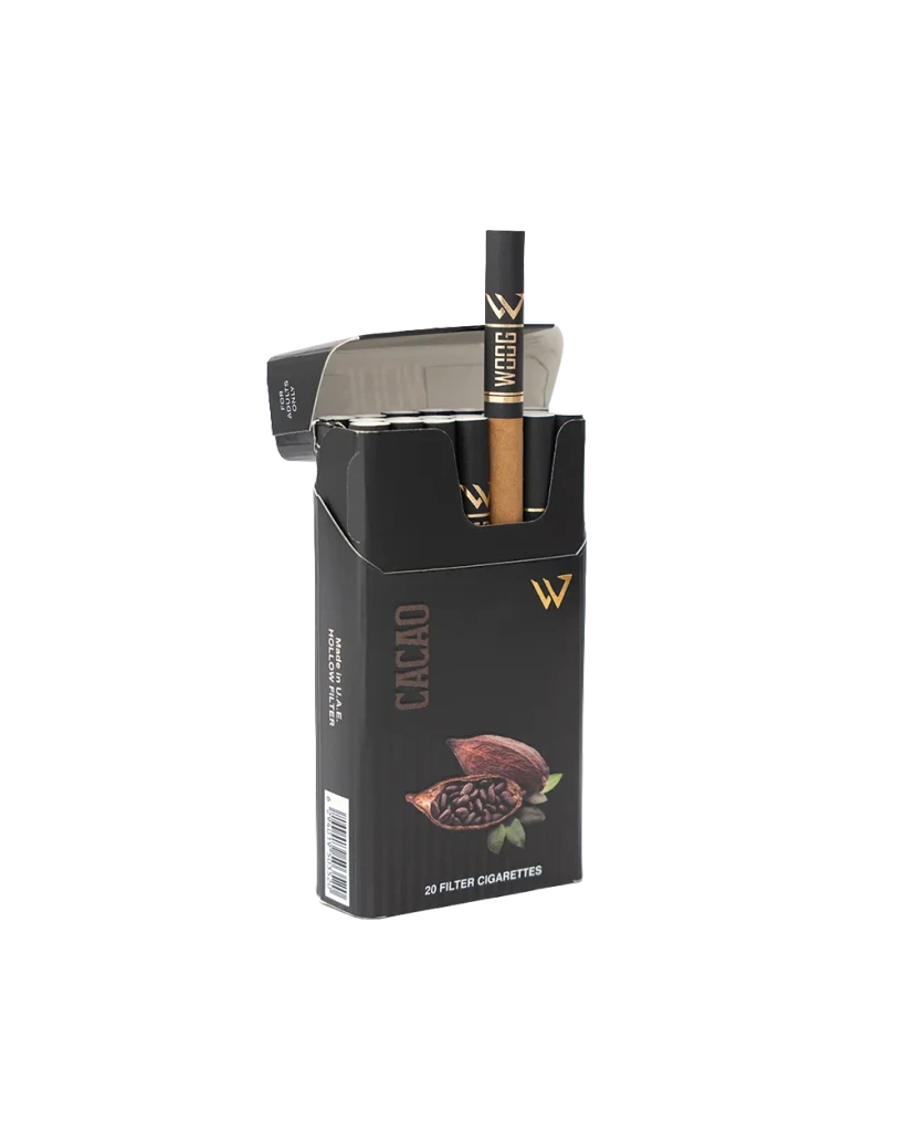 Woog Chocolate cigarette pack.