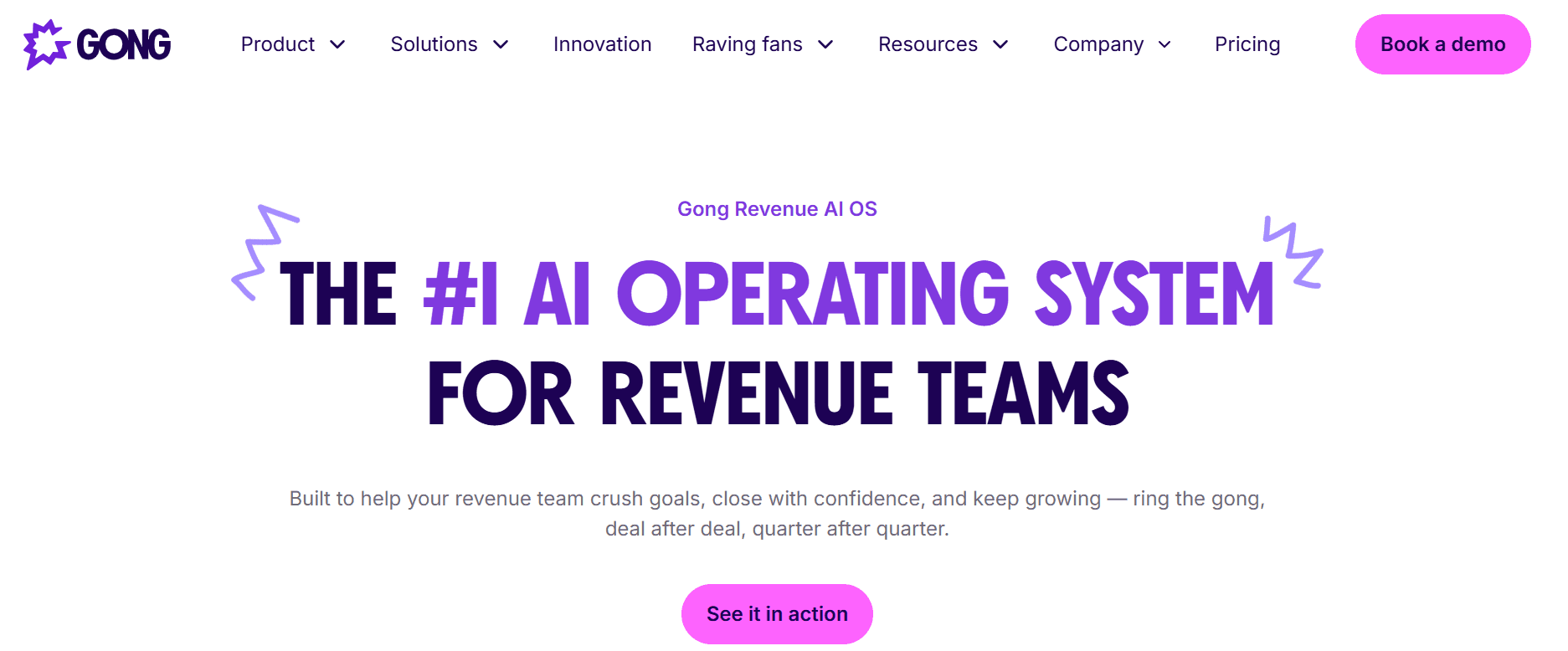gong.io - AI Assisted Sales
