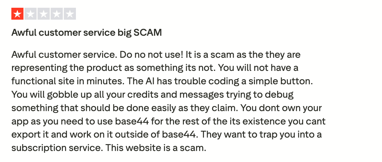 Challenges with Base44 Unresponsive Customer Support