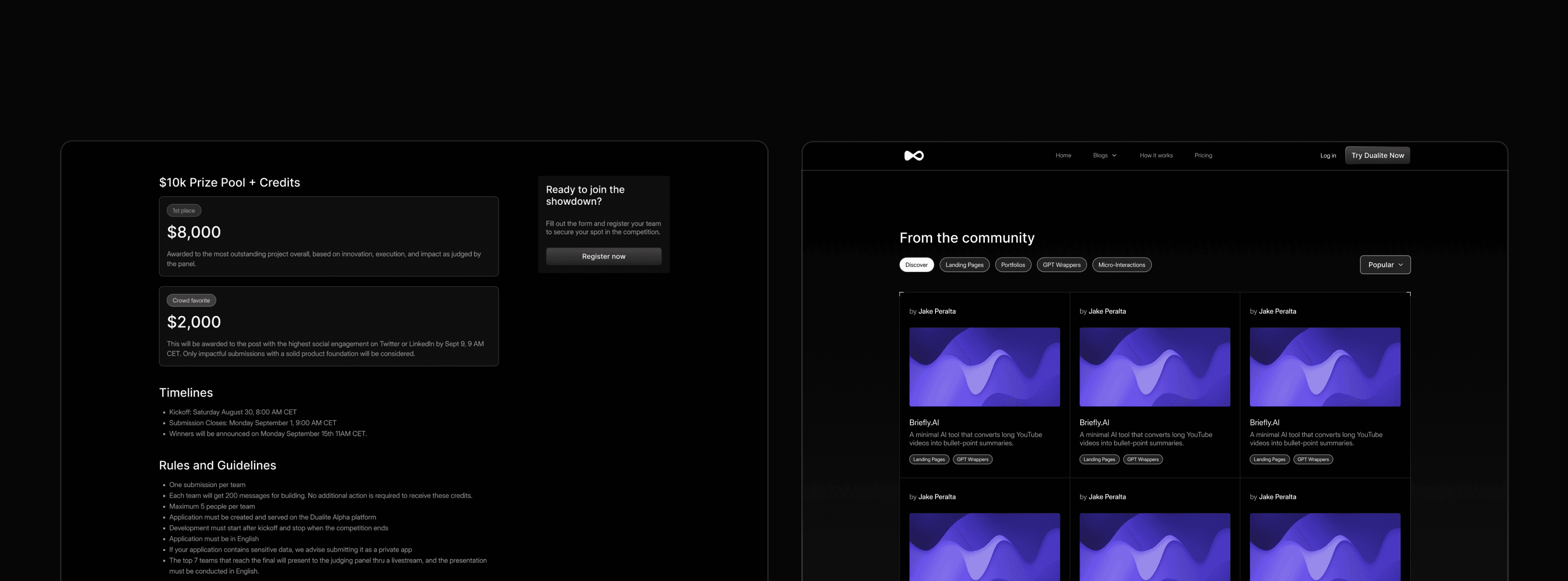 A business traveler with a suitcase gazes out a large airport window as a plane takes off, symbolizing seamless corporate travel and easy bookings, with an adjacent web interface highlighting travel services and contact options.