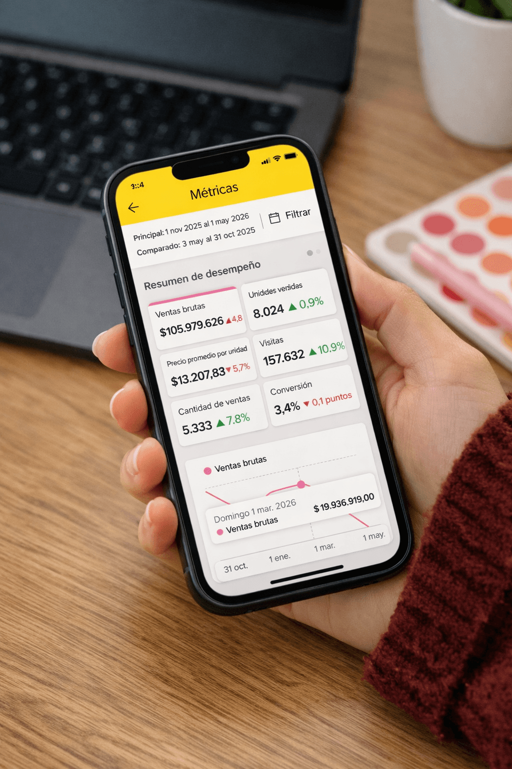 A mockup of Freelio's mobile app