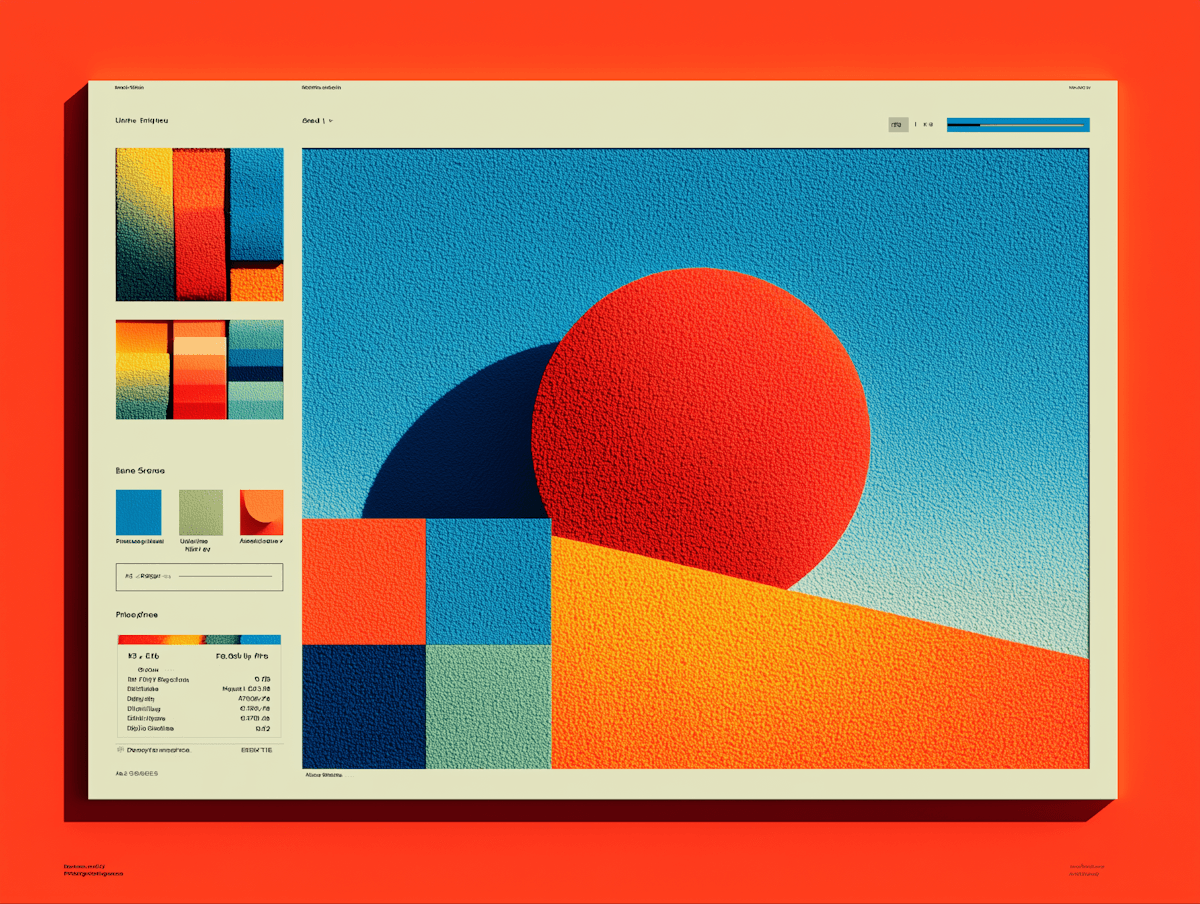 A computer with abstract objects rigged in their placement around it. 